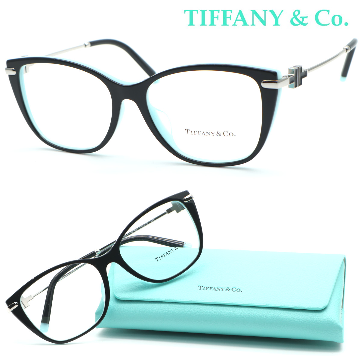【TIFFANY&Co.】 ティファニー メガネ　TF2216-F col.8055 度付又は度無レンズ標準装備　【正規代理店商品】【送料無料】レディース ユニセックス ブランド おしゃれ ボストン かわいい ティファニーブルー