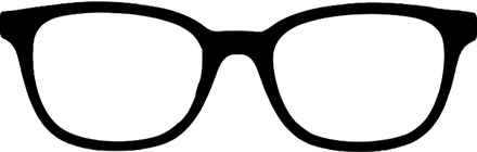 ウェリントン型メガネ画像